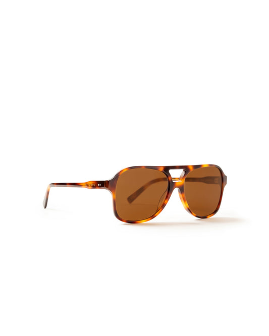 brown sunglasses with tortoise frame